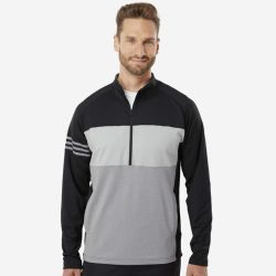 adidas Men's 3-Stripes Competition Quarter-Zip Pullover